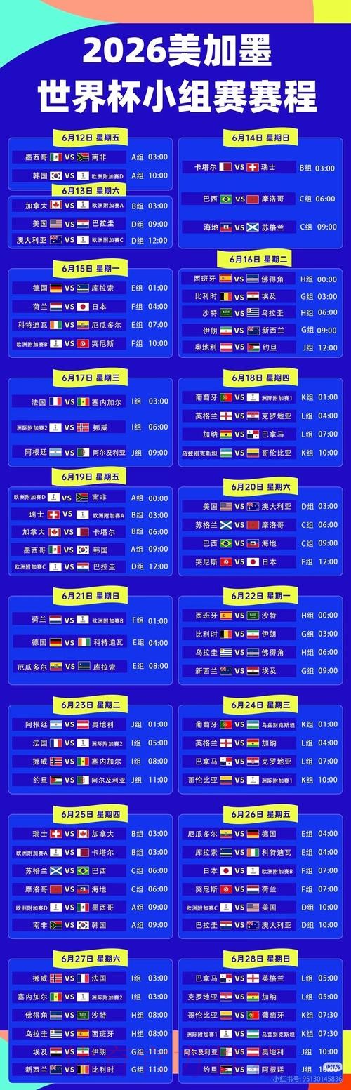 2026世界杯直播今日全程直播在哪里看 2026世界杯直播今日全程直播在哪里看